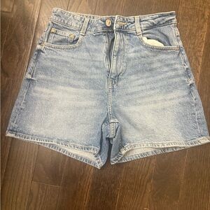 Zara Light Blue Jean Shorts